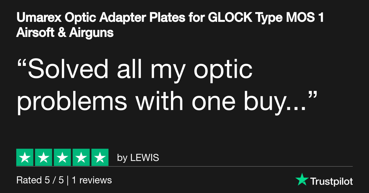 Trustpilot GLOCK Type 1 MOS Plate Review